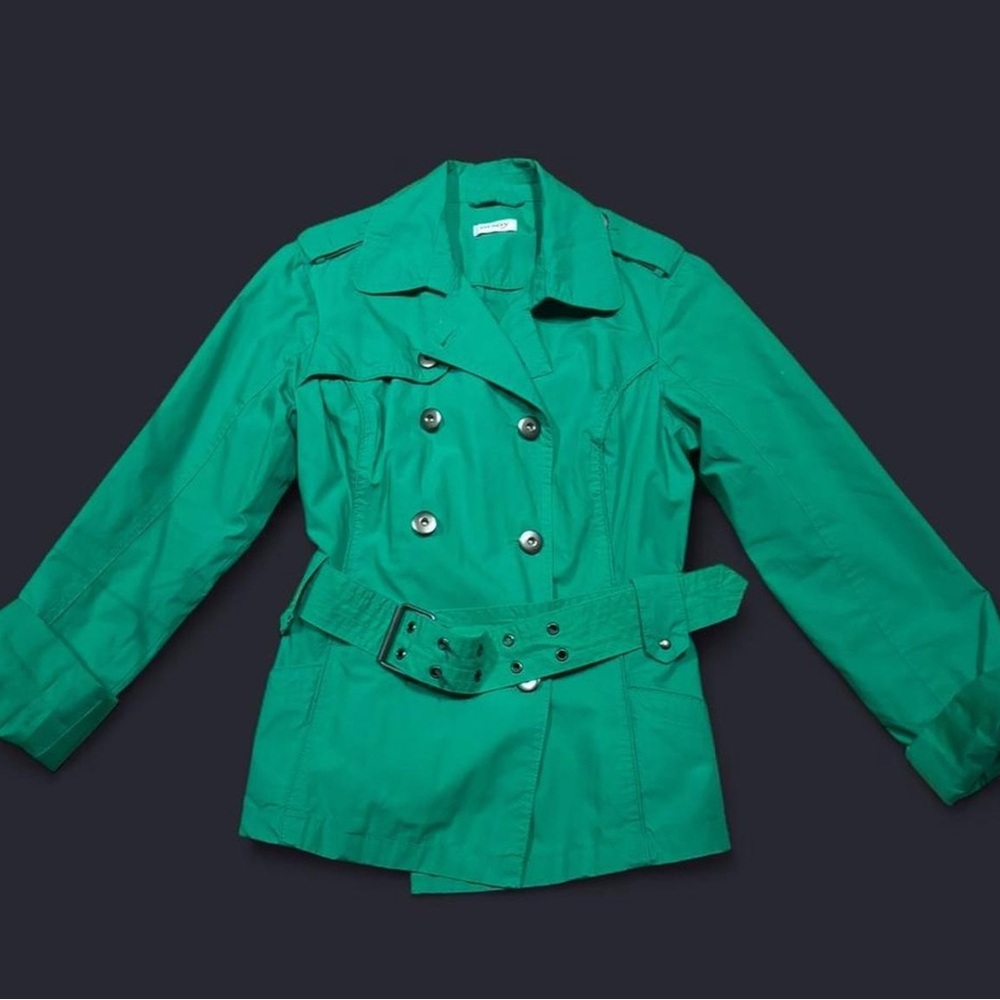 Green Trench Women's Jacket